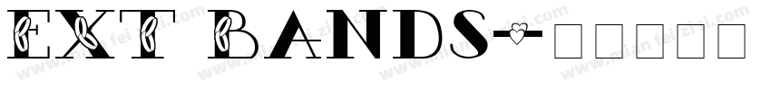 EXT Bands字体转换